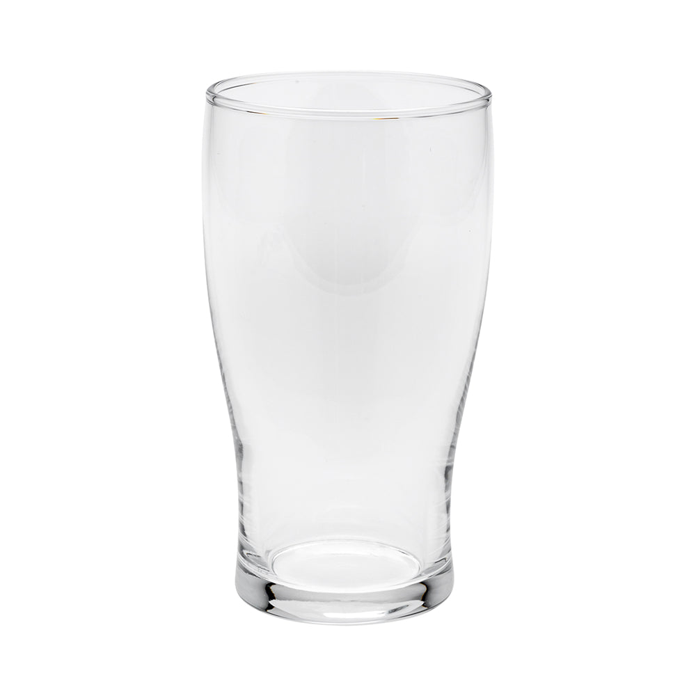 16 oz Tulip Beer Pint Glasses - Set of 12 Bulk Bar Glasses for Beer, Cocktails & Brews - 3 x 3 x 5.75 Inches - Perfect for Bars, Restaurants, Parties & Home Brewing