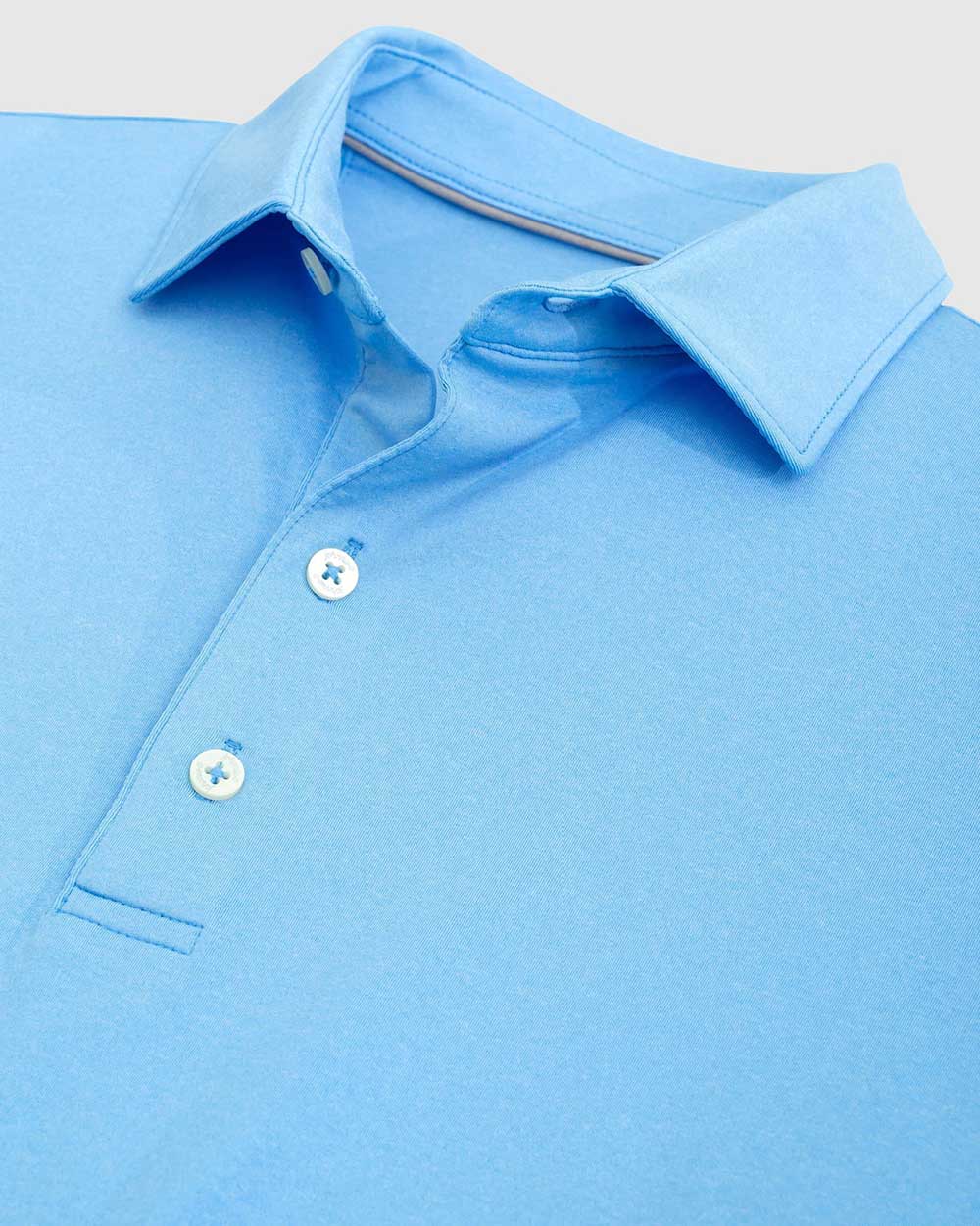 Johnnie O Birdie Prep Performance Polo Shirt for Men - Classic Malibu Blue Golf & Casual Wear - Breathable Moisture-Wicking Fabric for Sports, Office & Outdoor Activities