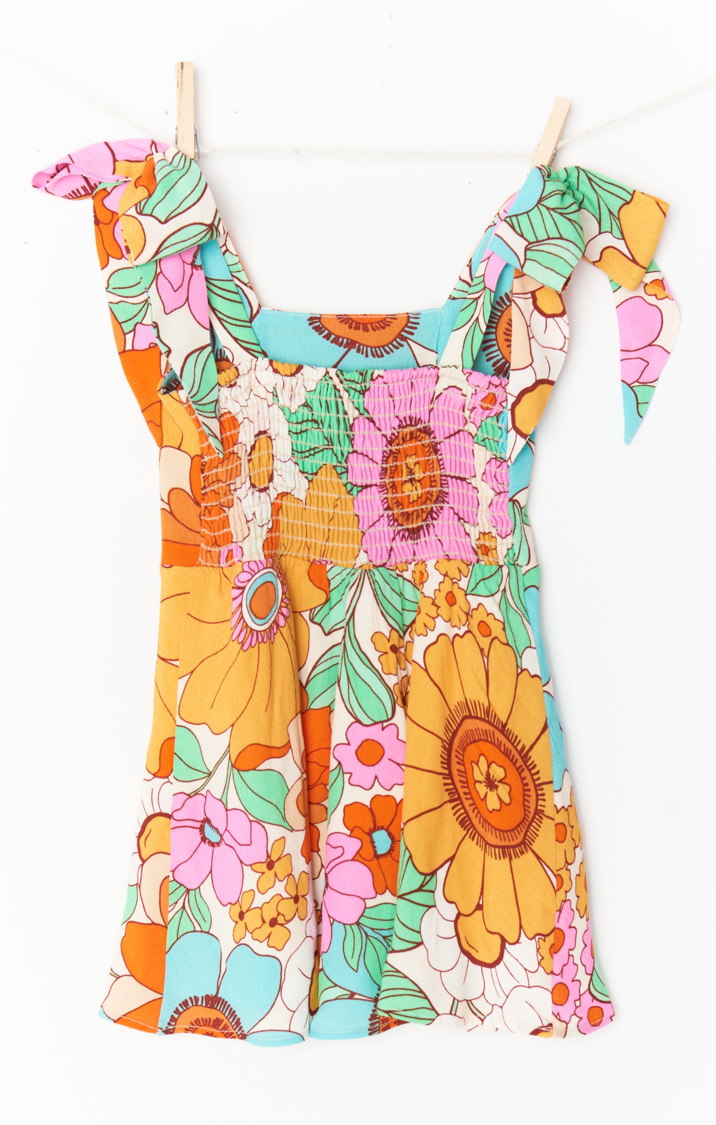 Little Claire Mini Dress with Floral Print - Elegant Summer Dress for Women | Perfect for Garden Parties, Brunch Dates & Casual Outings
