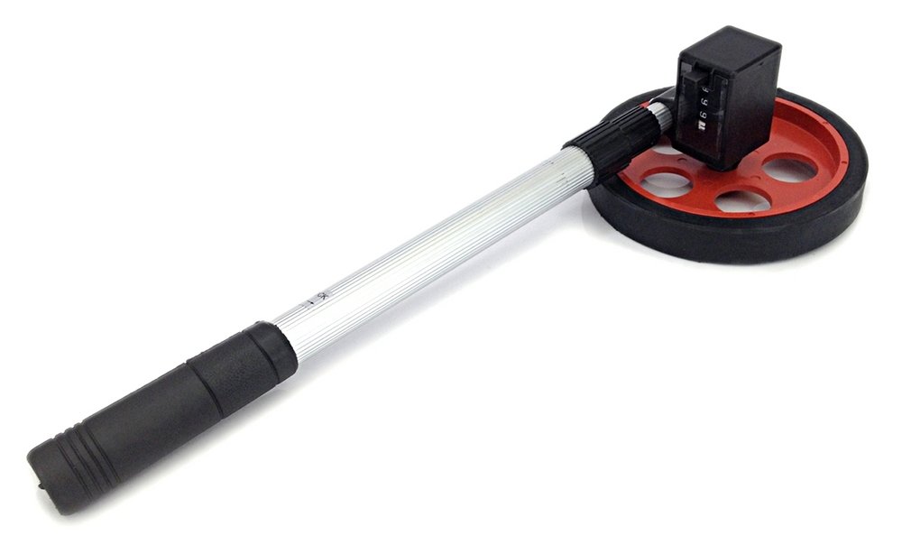 Adjustable Walking Wheel Tape Measure with Telescoping Handle - Perfect for Home Improvement, DIY Projects, and Construction Work