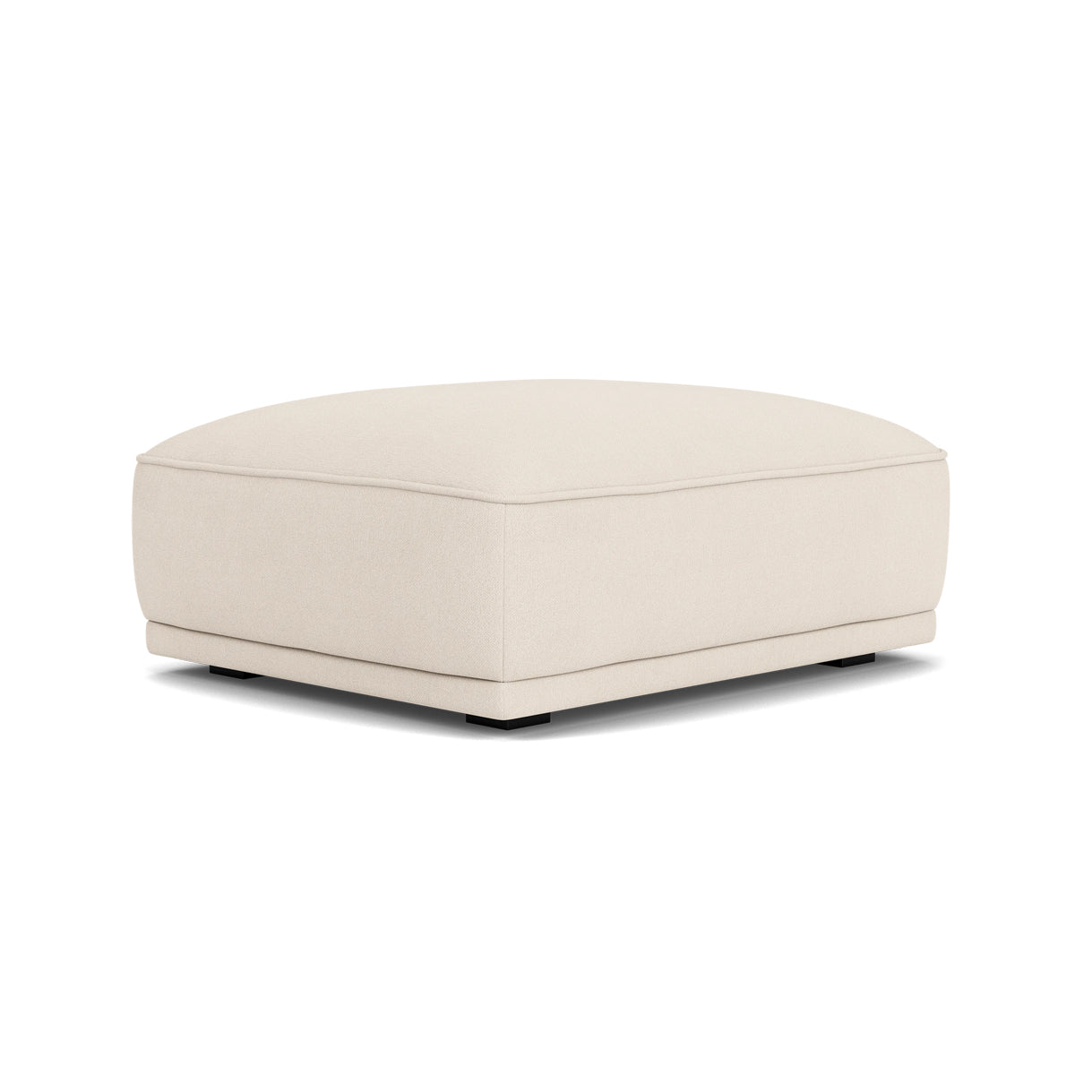 Leonora Fabric Storage Ottoman with Tufted Top - Stylish Footrest, Coffee Table & Extra Seating for Living Room, Bedroom & Dorm