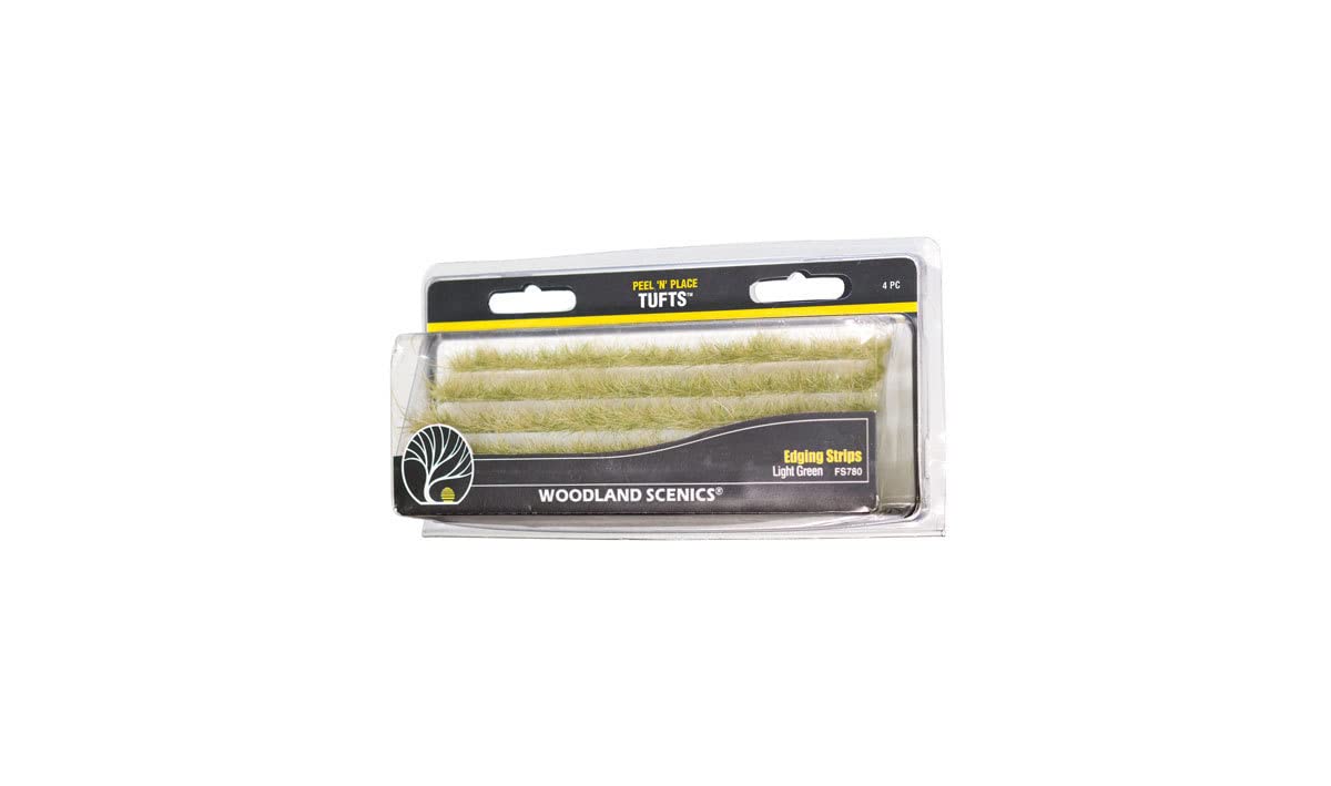 WOODLAND Tufts STR Light Green Edging Strips for Garden Borders, Lawn Edging & Landscaping Projects
