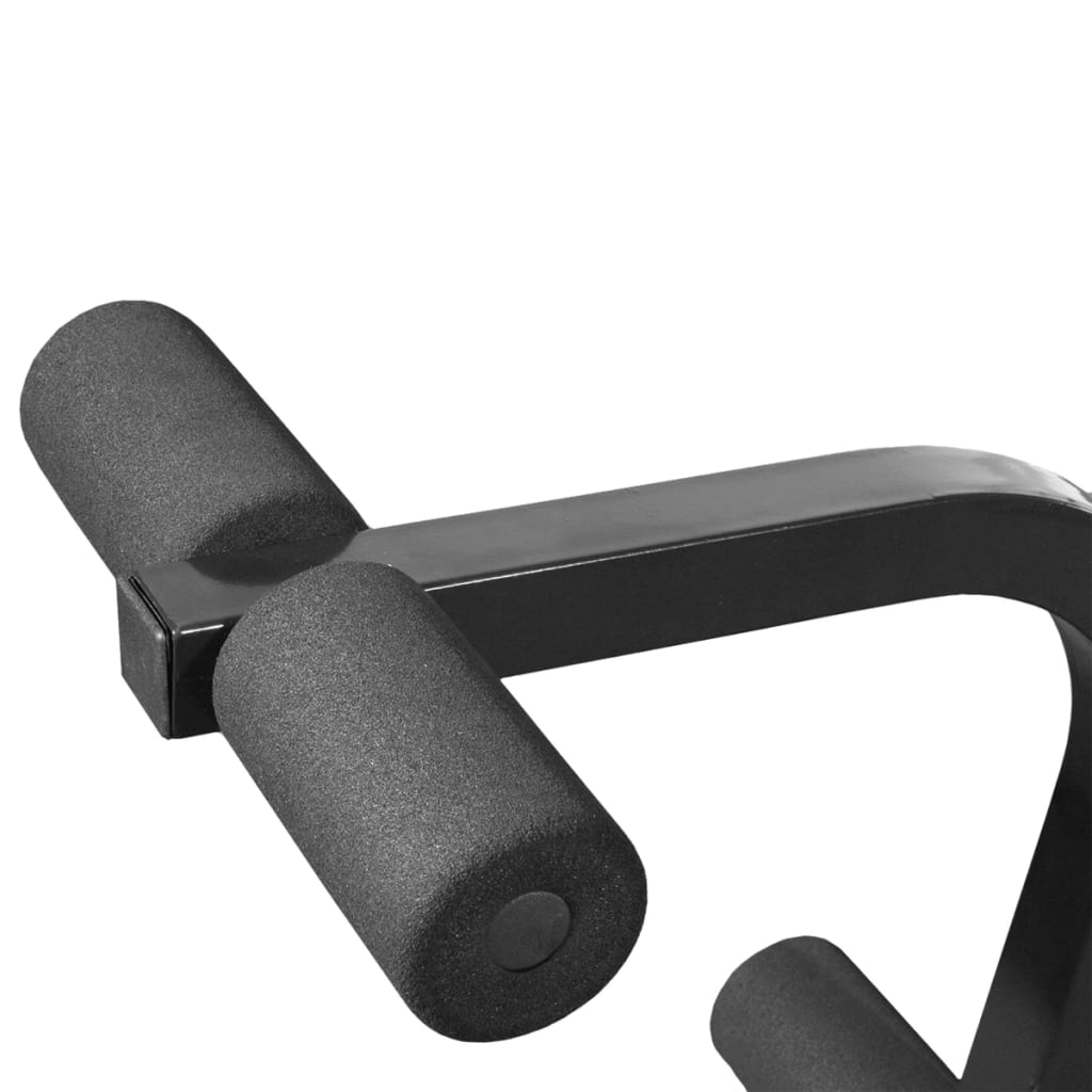 vidaXL Adjustable Weight Bench with 30.5kg Barbell & Dumbbell Set, Heavy Duty Weight Rack - Perfect for Home Gym Strength Training & Bodybuilding Workouts