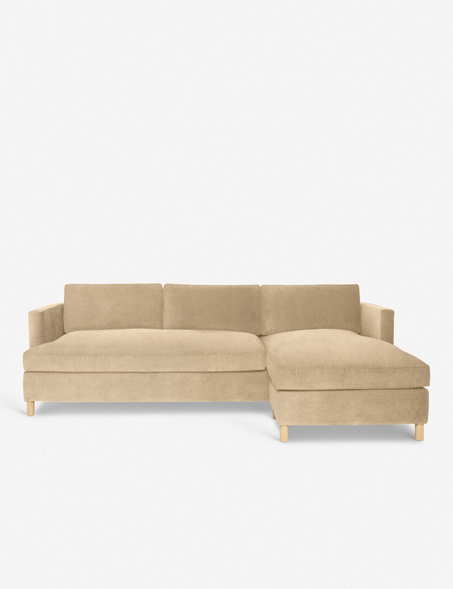 Belton Sectional Sofa by Ginny Macdonald - Modern L-Shaped Couch with Reversible Chaise for Living Room, Family Room & Home Theater
