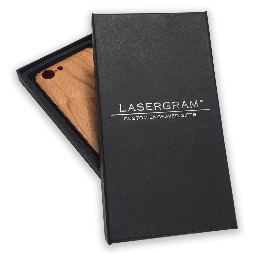 Premium Wooden iPhone 6/6s Case with Rooster Design & Free Personalized Engraving - Cherry Wood Protective Cover for Everyday Use & Gift Giving
