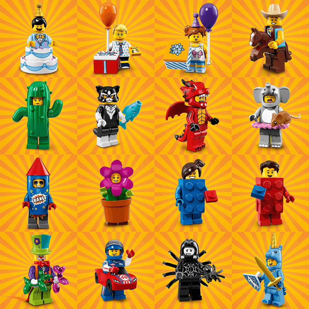 LEGO Minifigures Series 18 Complete Collection (71021) - 16 Unique LEGO Minifigures for Collectors & Play - Perfect for Display, Gifts & Creative Building Scenes