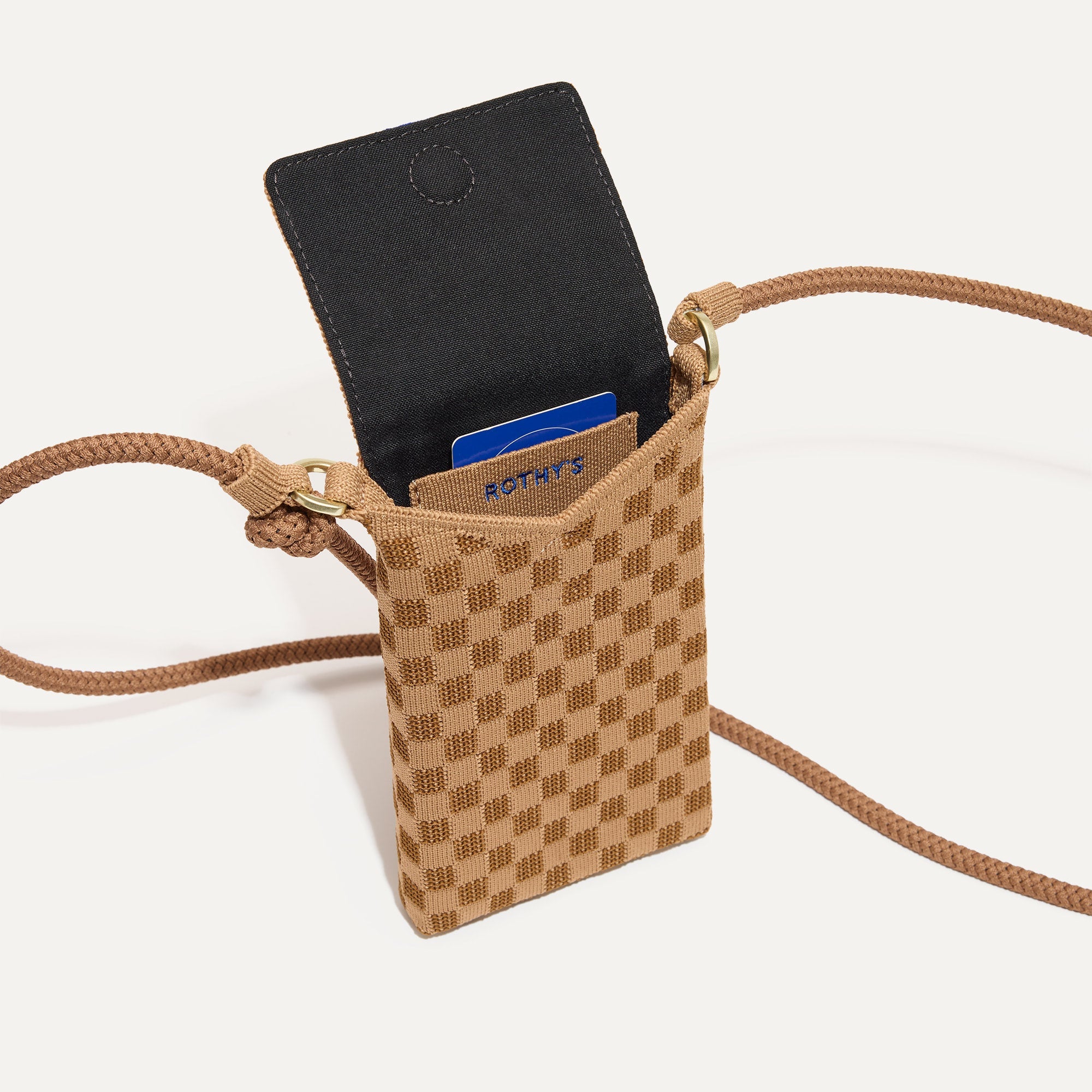 Stylish Hazelnut Phone Crossbody Bag - Perfect for Travel, Shopping & Everyday Use