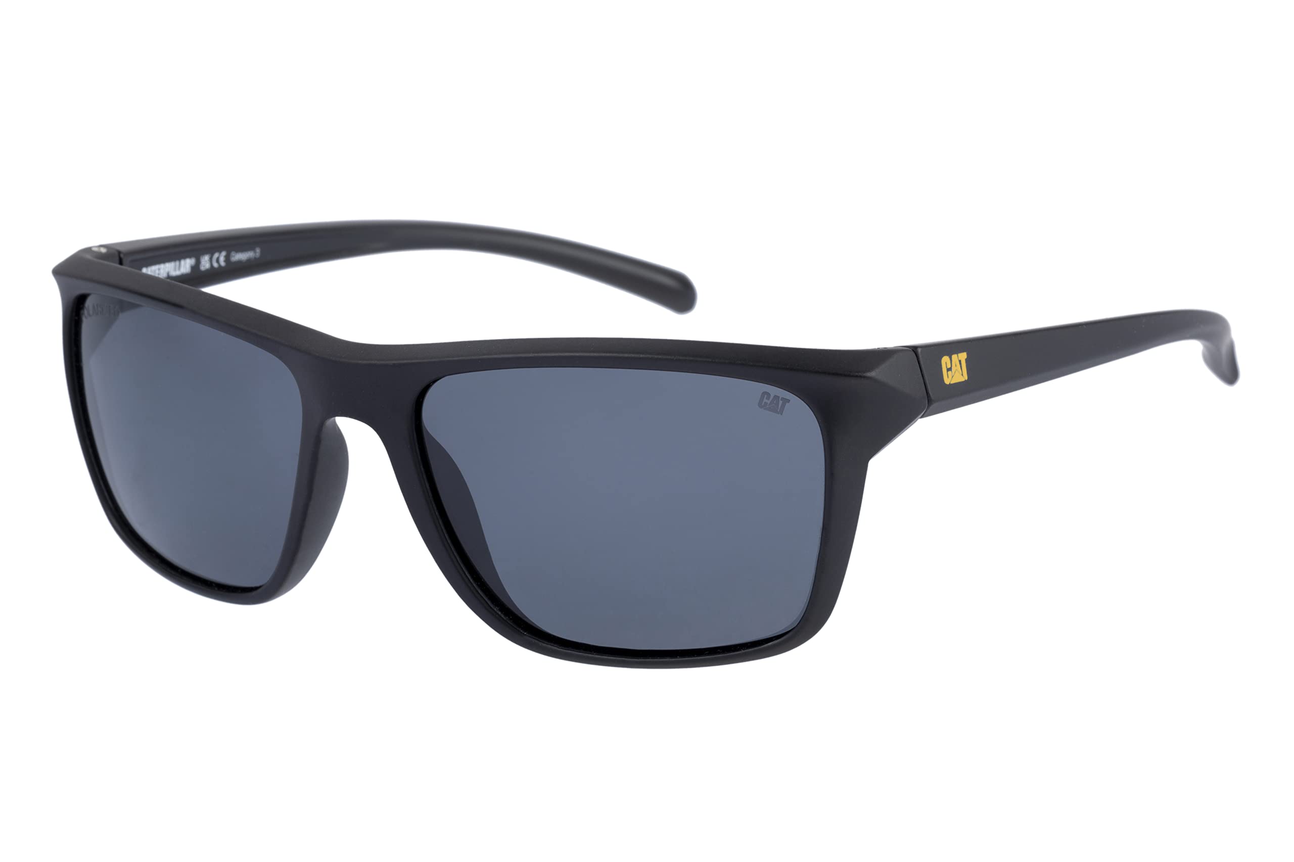 Caterpillar 8012 Polarized Square Sunglasses for Men - UV Protection, Anti-Glare, Durable Frame - Perfect for Driving, Fishing & Outdoor Activities