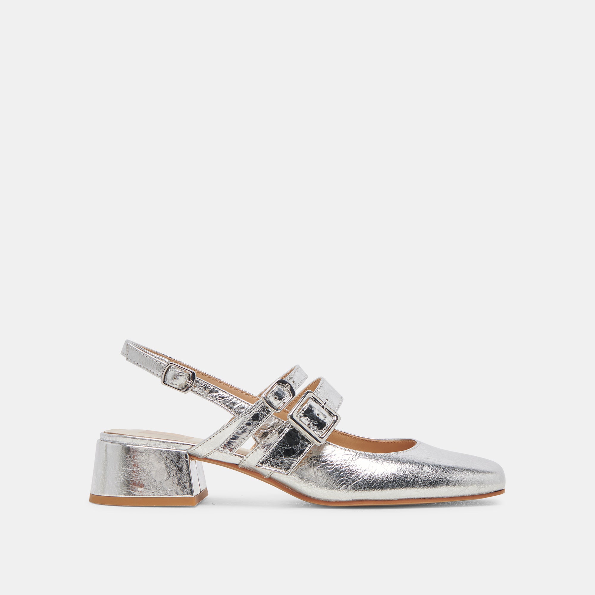 PATZY Women's Silver Distressed Leather High Heels - Stylish & Comfortable for Parties, Weddings & Evening Events