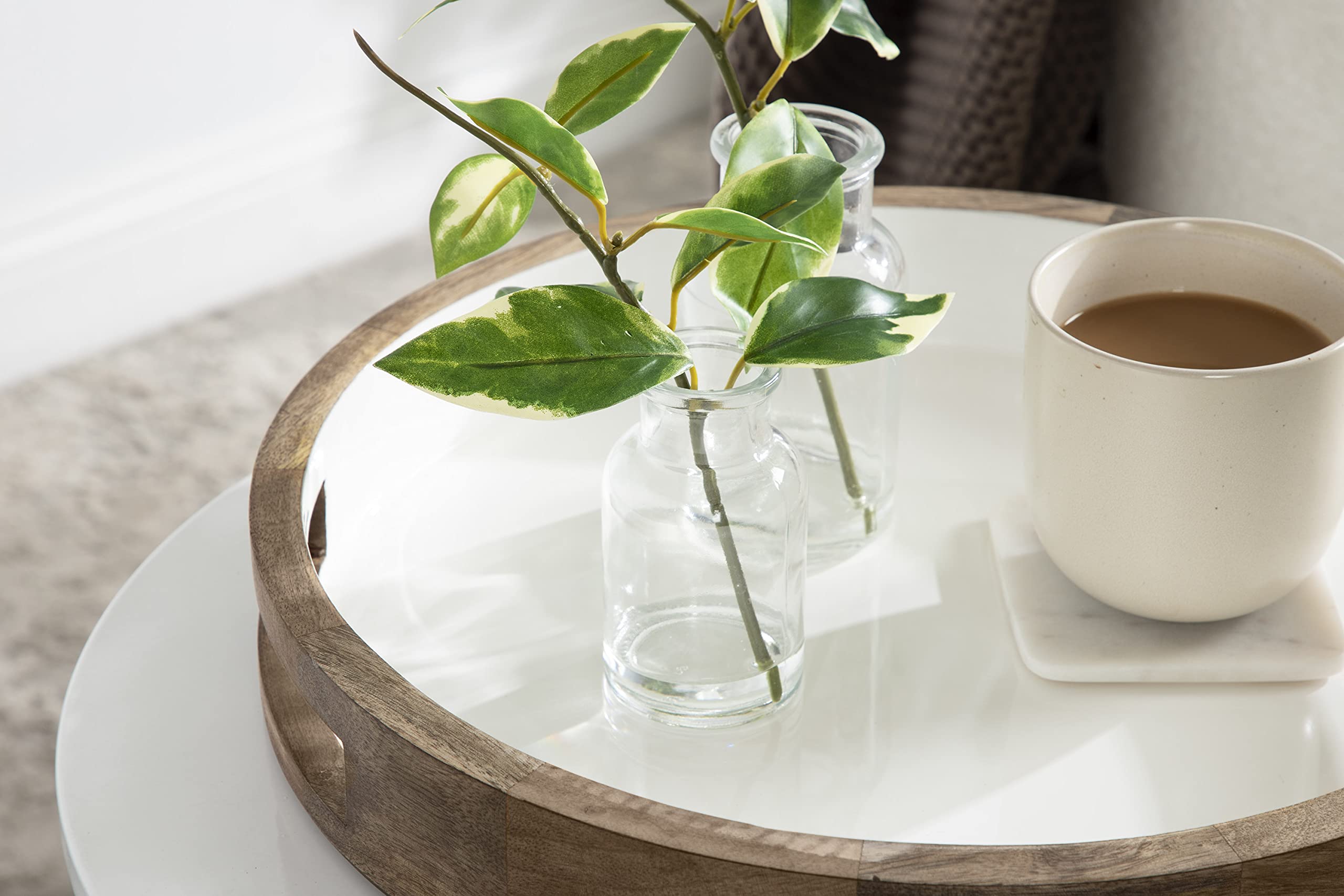 Kate & Laurel Ehrens Boho Wood Tray - 15