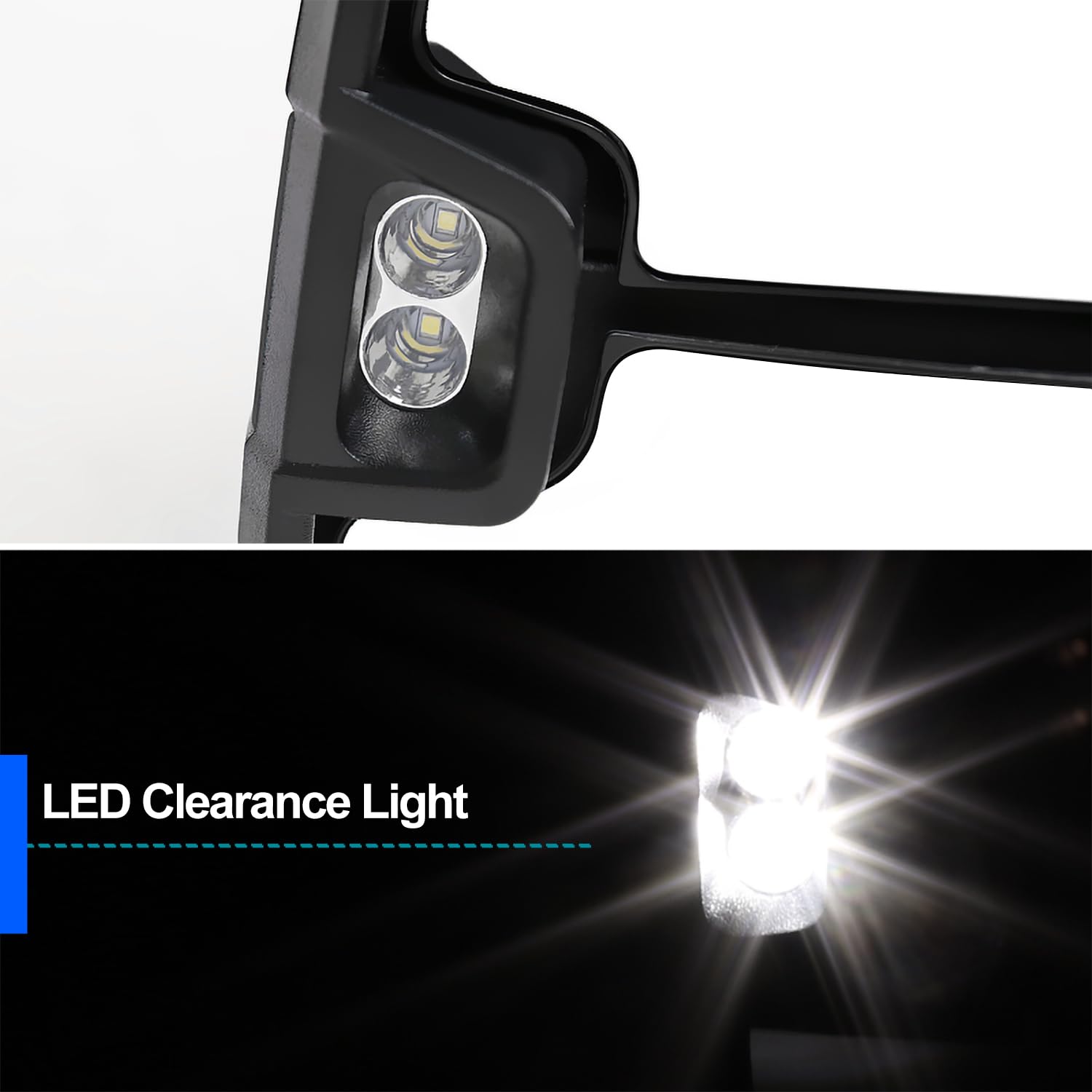 Spec-D Tuning Power Heated Towing Mirrors with LED Turn Signals - Compatible with 2007-2013 Chevy Silverado & GMC Sierra 1500/2500HD/3500HD (Left & Right Pair) - Perfect for Towing, Off-Roading & Enhanced Night Visibility