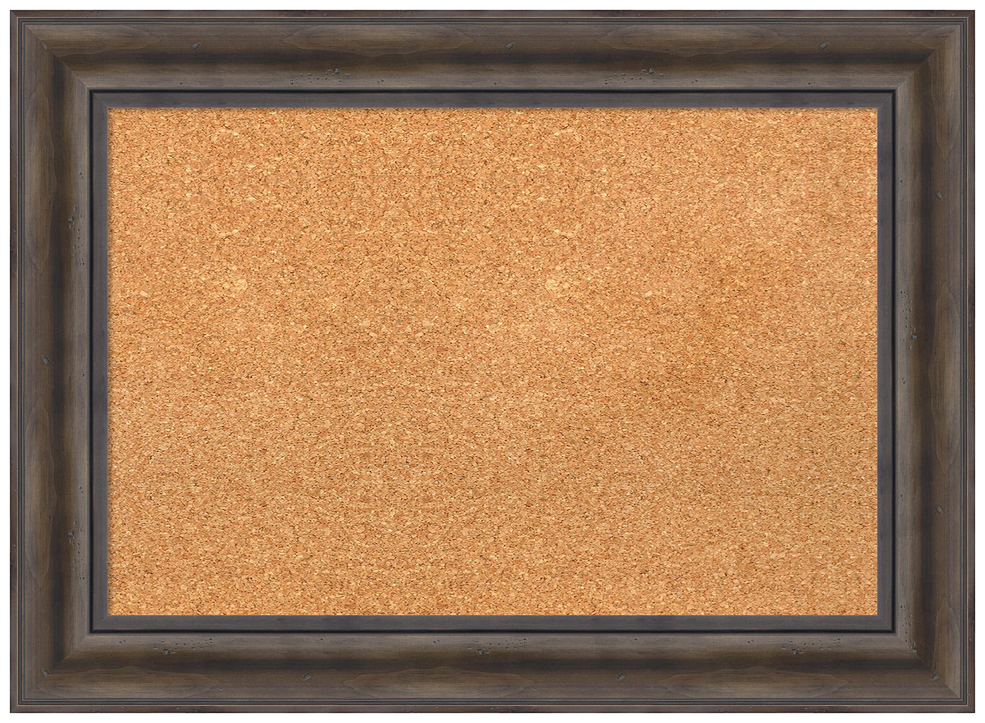 Natural Custom Cork Board (29 x 21 in.) with Rustic Pine Wood Frame - Bulletin Board, Pin Board for Office & Home Organization - Various Sizes Available - Perfect for Notes, Photos & Reminders