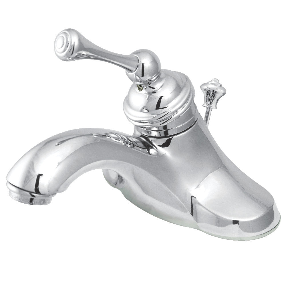 Kingston Brass KB3549BL 4-Inch Centerset Bathroom Faucet - Modern Matte Black Finish for Vanity Sinks, Perfect for Bathroom Remodeling and Home Upgrades