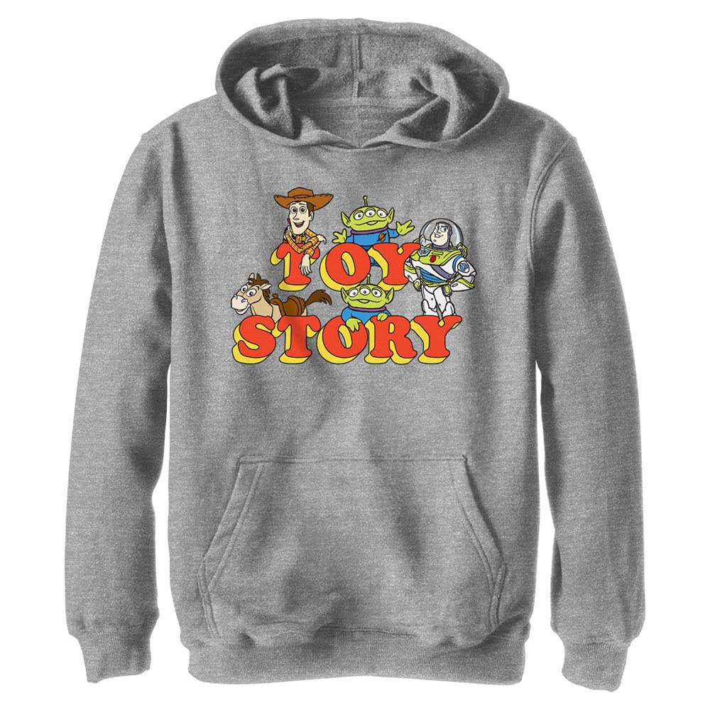Disney Kids' Toy Stack Hoodie - Soft & Comfortable Pullover Sweatshirt for Boys & Girls - Perfect for Playtime, School & Family Outings