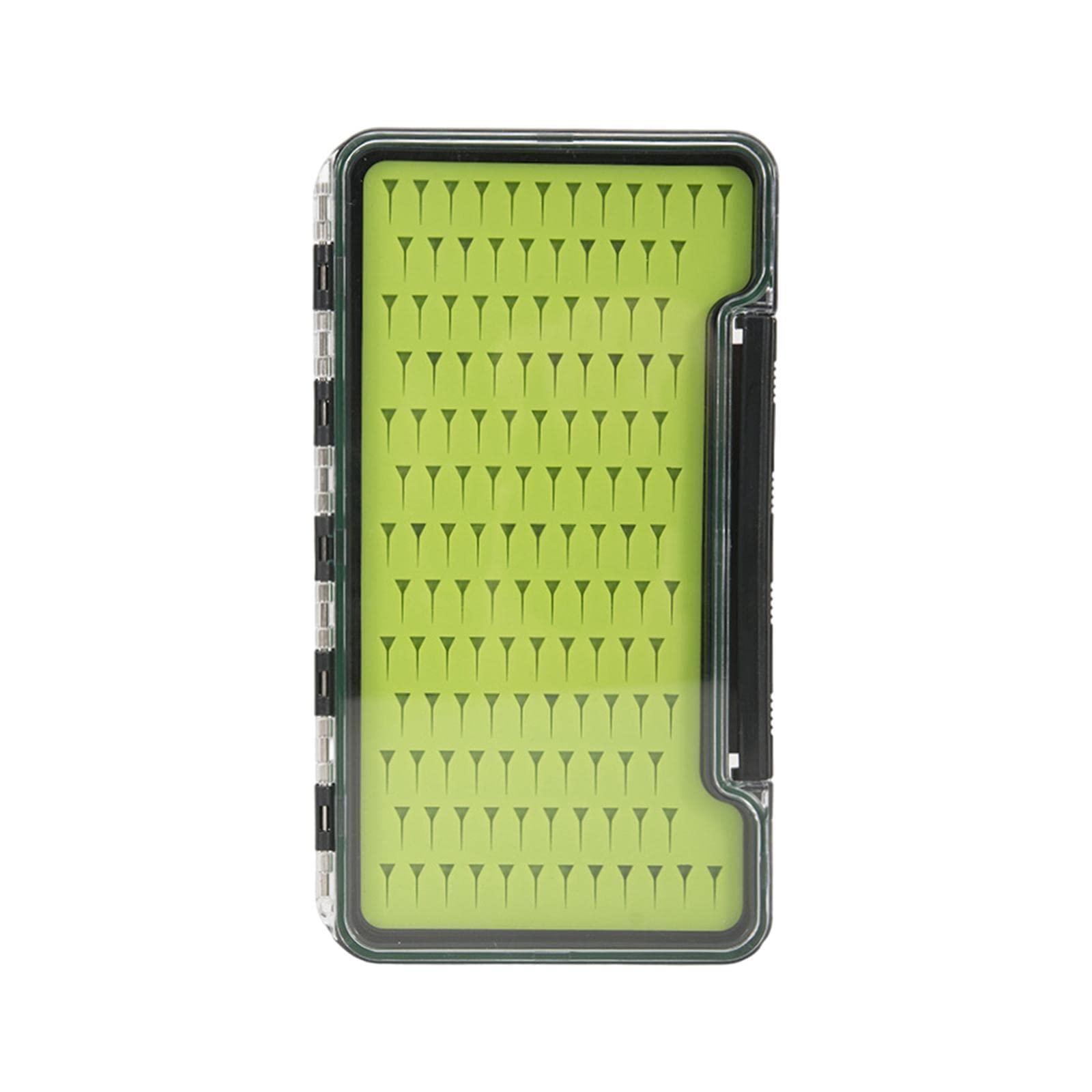 Shamjina Lightweight Fly Fishing Box - Clear Lid, Silicone Waterproof Organizer for Streamers & Lures - Perfect for Baitcasting and Outdoor Fishing Adventures