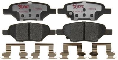 EHT1033H Ceramic Brake Pads Set with Hardware Kit - Premium Quality, Low Noise & Dust - Perfect for Sedans, SUVs & Trucks - Smooth & Safe Braking Performance
