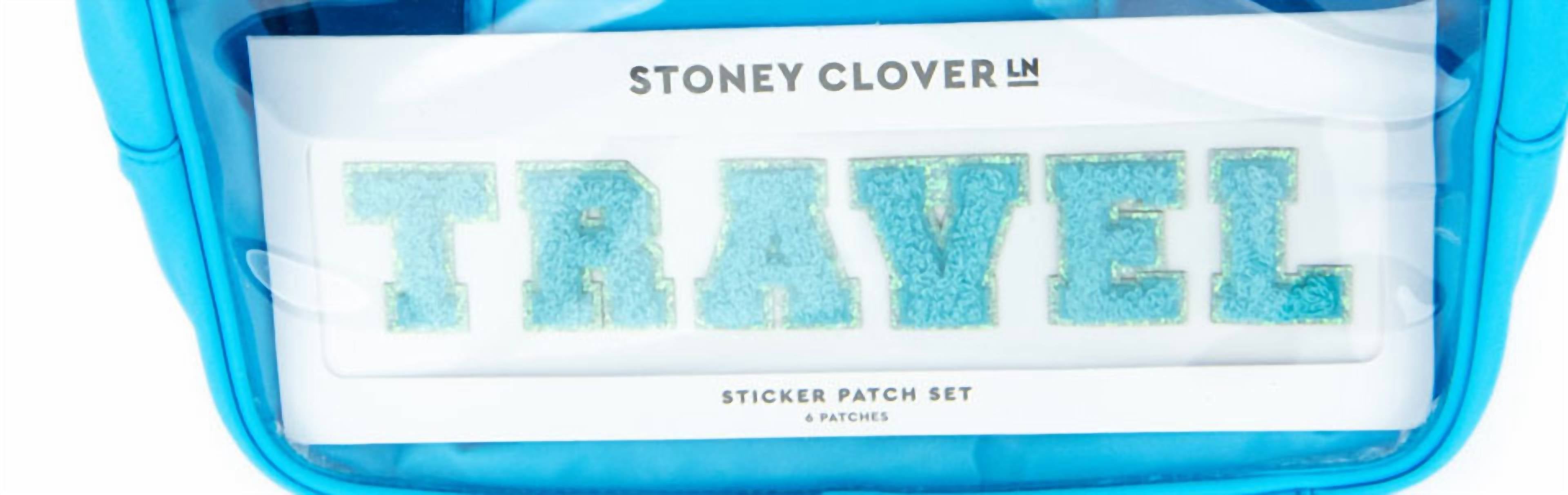 Mini Letter Patch Pack in Blue - Travel Accessories for Backpacks, Luggage & DIY Crafts | Perfect for Scrapbooking & Personalized Gifts