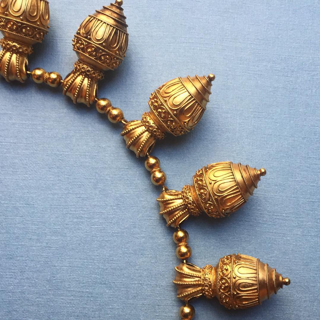 Vintage Revival Gold Necklace - Ancient Inspired Jewelry for Women, Elegant Layering Piece for Parties, Weddings & Special Occasions