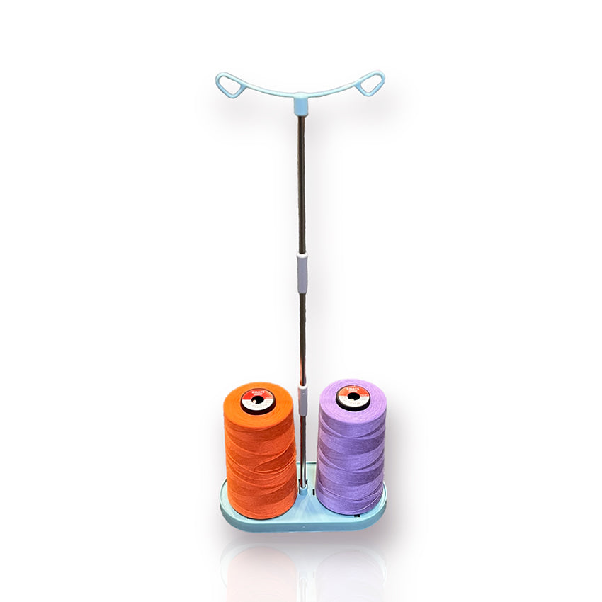 SewMate 2-Spool Portable Thread Stand - Compact & Convenient Sewing Thread Holder for Quilting, Embroidery & Crafting - Perfect for Home & Travel Use