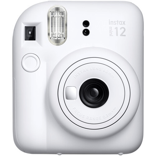 FUJIFILM INSTAX MINI 12 Instant Camera - Pink | Portable Instant Film Camera for Travel, Parties & Selfies | Mini Polaroid Camera with Auto Exposure & Built-in Selfie Mirror