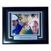 Clint Eastwood Autographed 8x10 Photo Framed - Limited Edition Collectible - Perfect for Movie Memorabilia Fans & Home Theater Decor