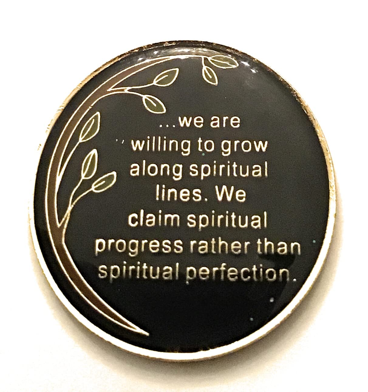 16 Year AA Medallion - Green & Blue Tree of Life Sobriety Chip | Alcoholics Anonymous Recovery Token | Inspirational Gift for Sobriety Milestones & 12-Step Programs