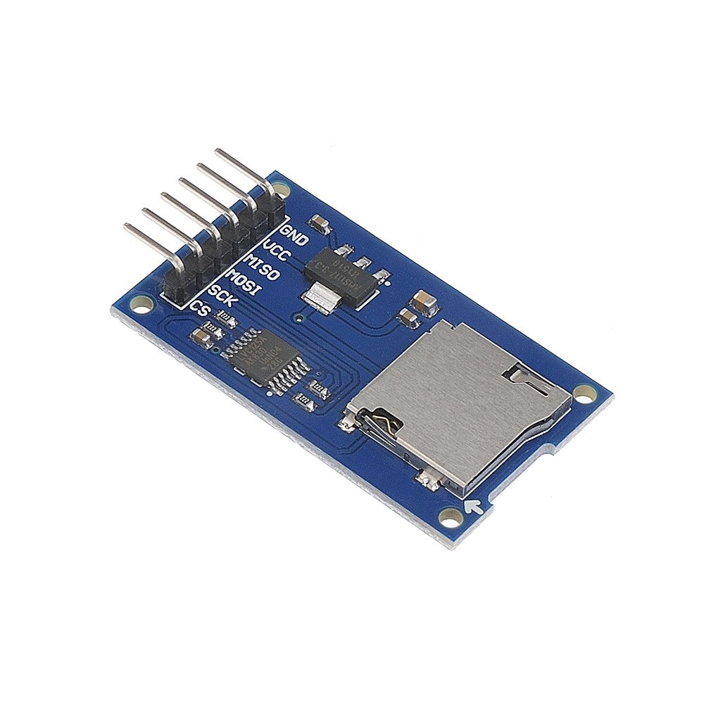 Tinxi® Micro SD Card Module with SPI Interface - Memory Reader for SD/TF Cards - Compatible with Arduino - Perfect for Data Logging & IoT Projects