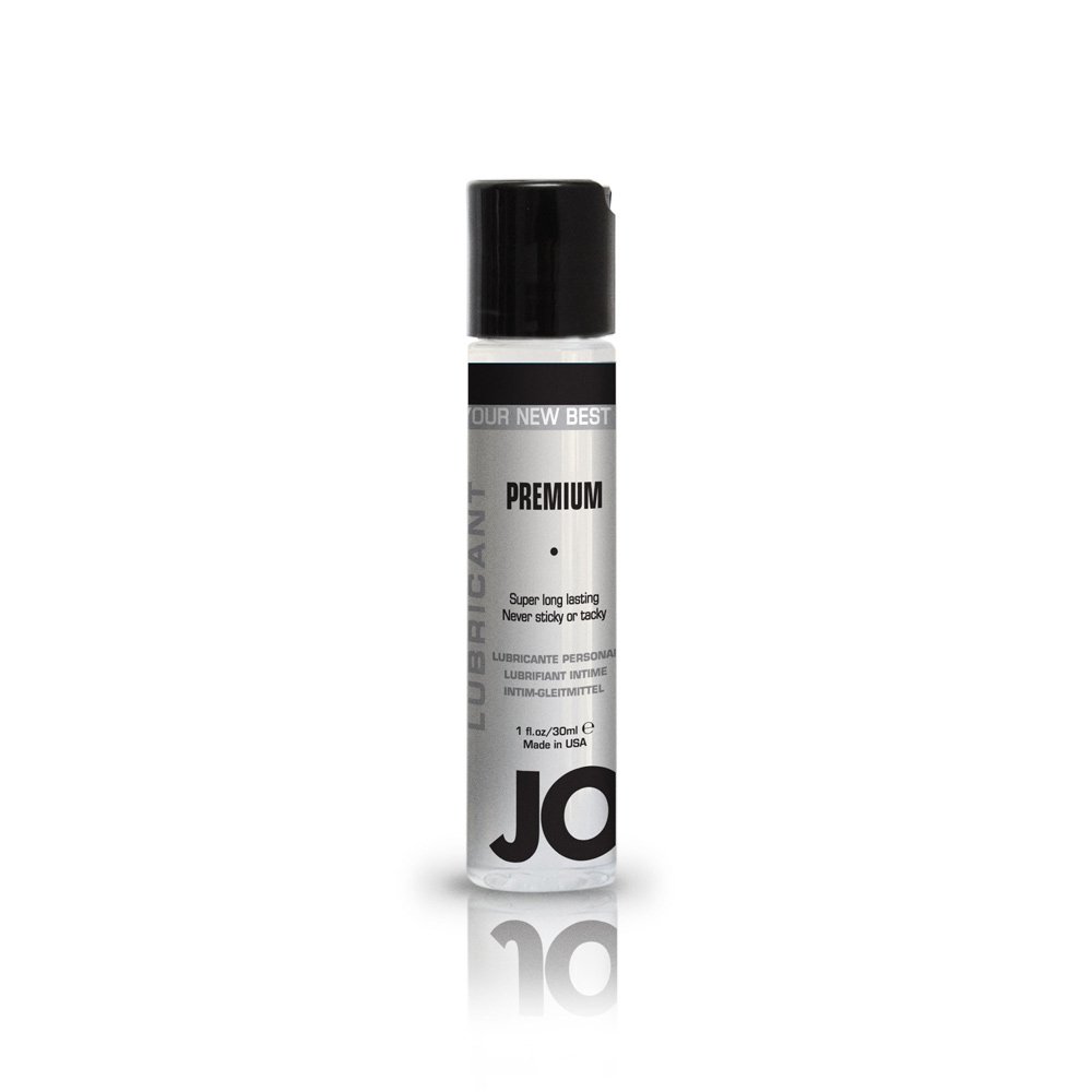 Premium Silicone Personal Lubricant by System Jo - 1 Oz (30ml) Bottle - Long Lasting, Hypoallergenic, Waterproof - Perfect for Intimacy, Massage & Sensual Play