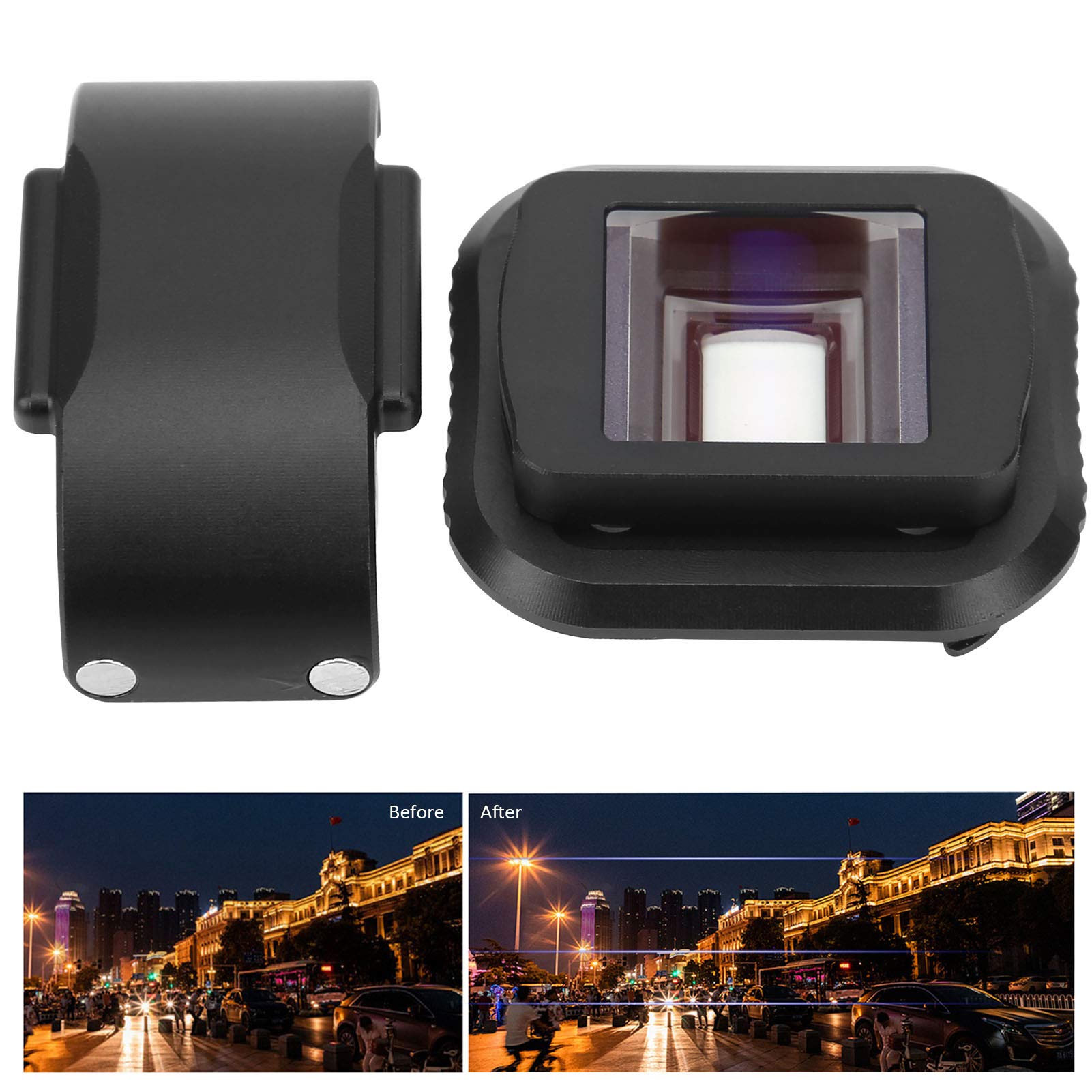 Fydun 1.33X Anamorphic Lens for DJI Mavic 2 Pro - High-Quality Optical Glass with Magnetic Attachment - Prime Black Cinema Lens - Perfect for Aerial Filmmaking & Professional Drone Photography