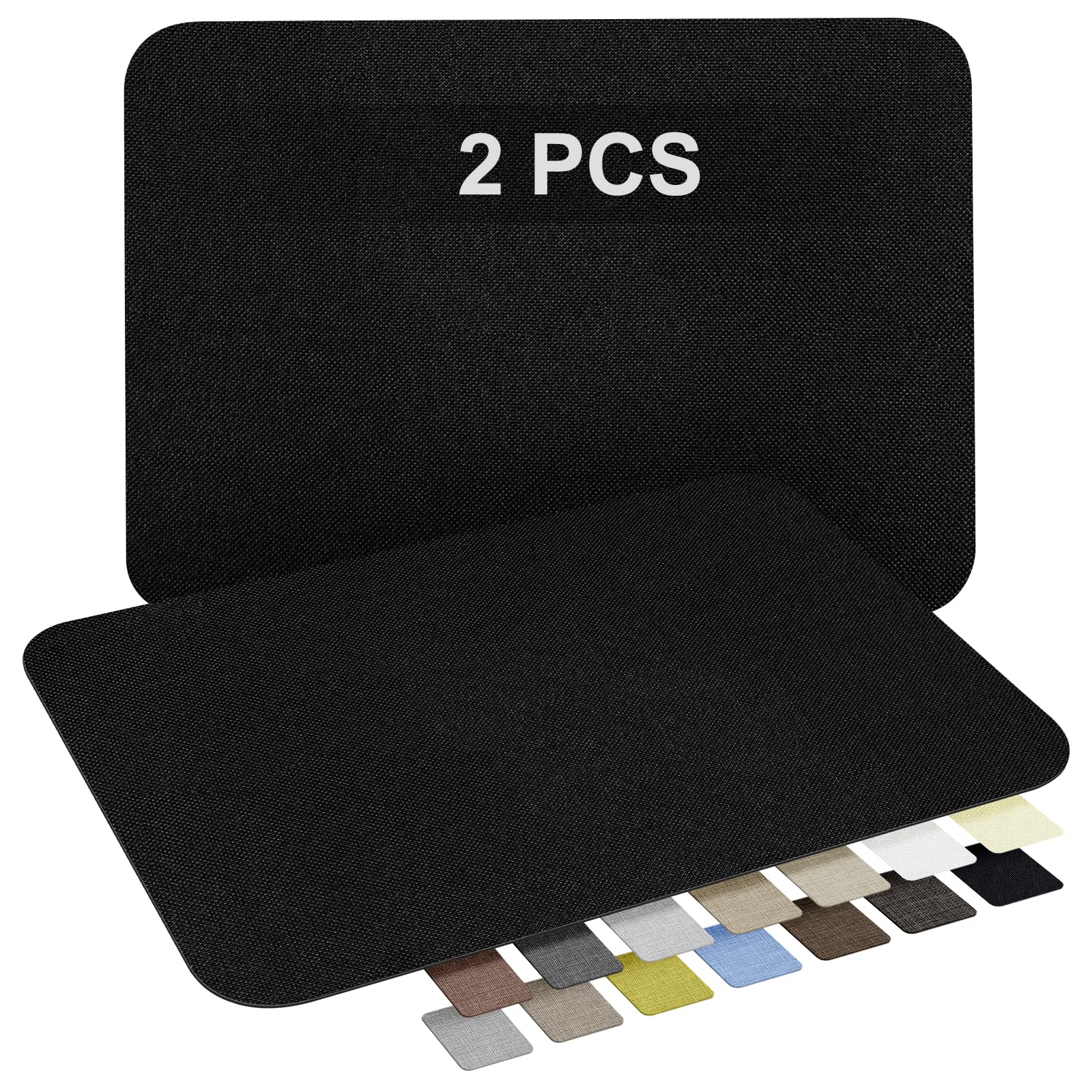 2-Pack Self-Adhesive Fabric Repair Patches (8
