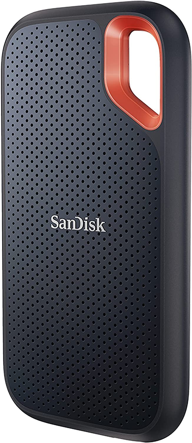 SanDisk 4TB Extreme Portable SSD - High-Speed External Solid State Drive with 1050MB/s Transfer, USB-C & USB 3.2 Gen 2, IP65 Water/Dust Resistant - Perfect for Travel, Photography, Gaming & Backup Storage