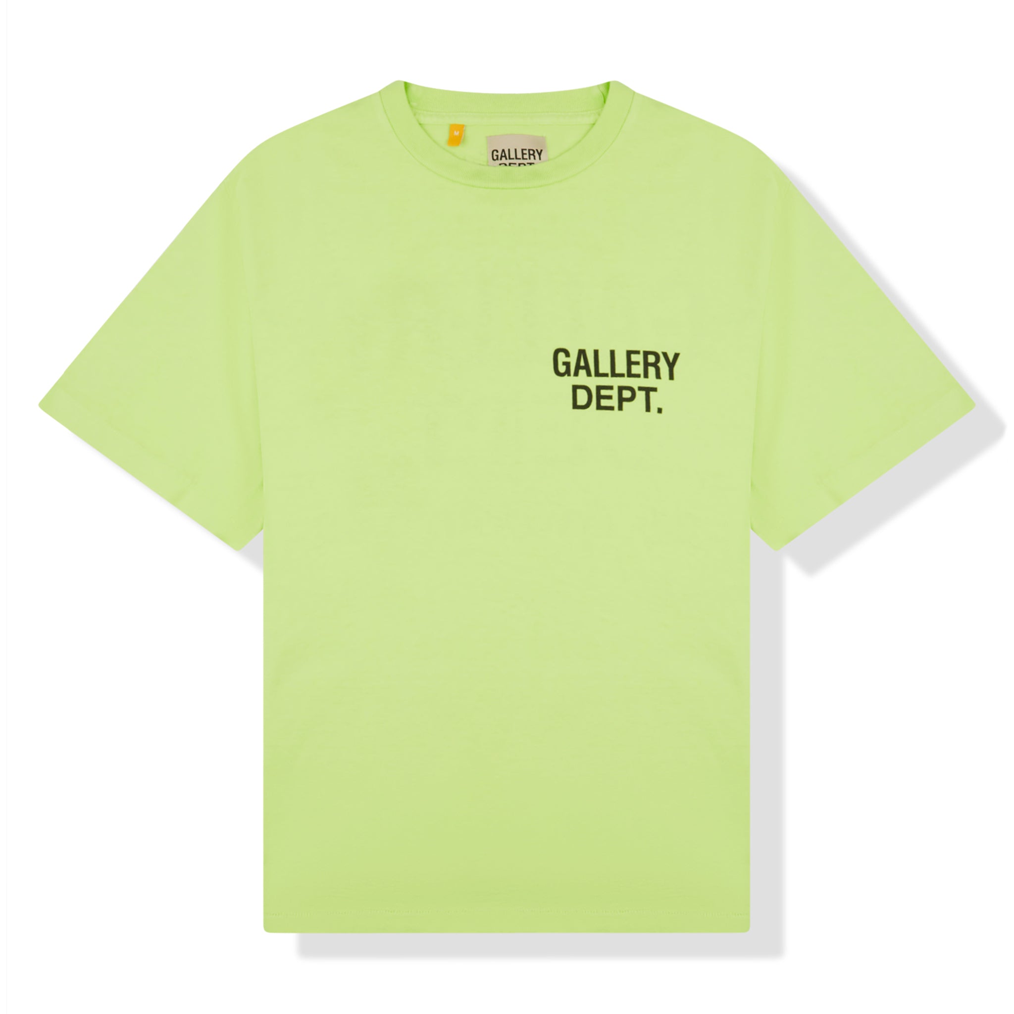 Gallery Dept. Souvenir Lime Green Graphic T-Shirt - Vintage Streetwear Style for Men & Women - Perfect for Casual Outfits, Concerts, and Summer Fashion