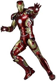 Avengers: Age of Ultron Iron Man Mark XLIII 1/4 Scale Collectible Action Figure - Perfect for Marvel Fans, Home Display & Comic Con Events