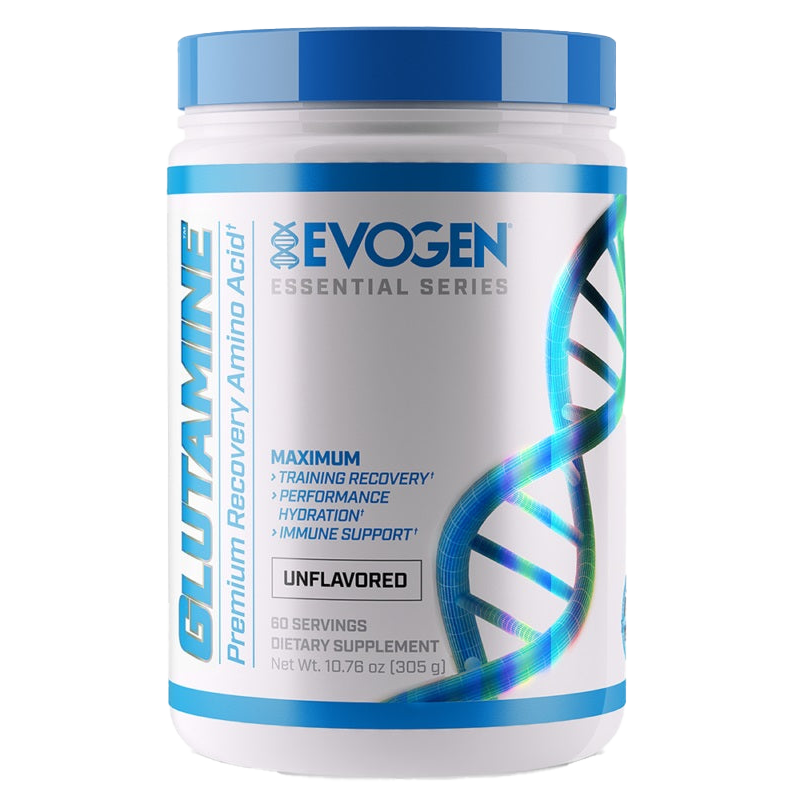Evogen Glutamine Powder 305g - Unflavored Muscle Recovery Supplement for Athletes & Fitness Enthusiasts - Post-Workout Recovery & Immune Support