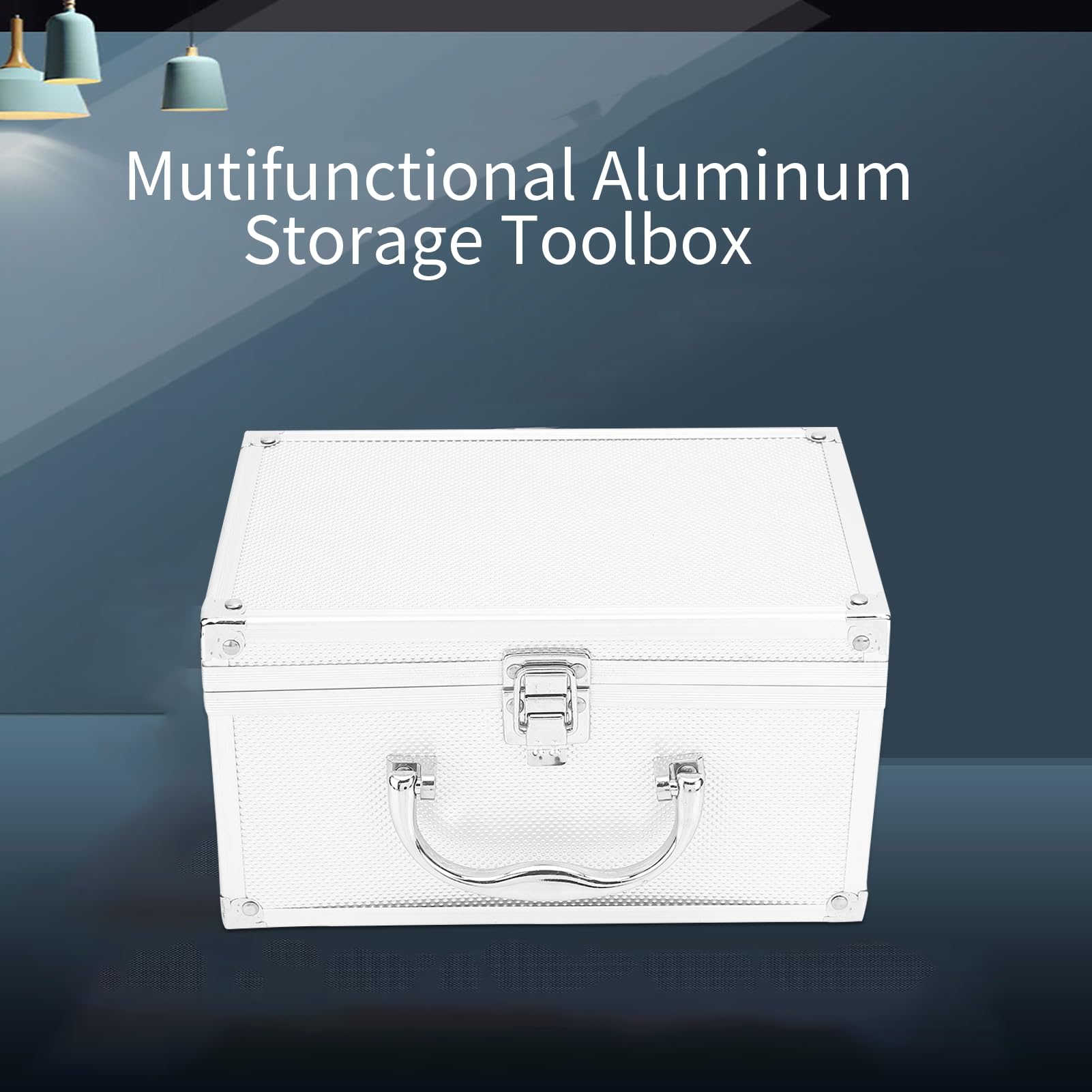 Durable Aluminum Tool Box - Portable Jewelry & Instrument Case (230x150x125mm) - Compact Carrying Storage for Tools, Jewelry Display & Professional Equipment - Perfect for Travel, Trade Shows & Workshop Organization
