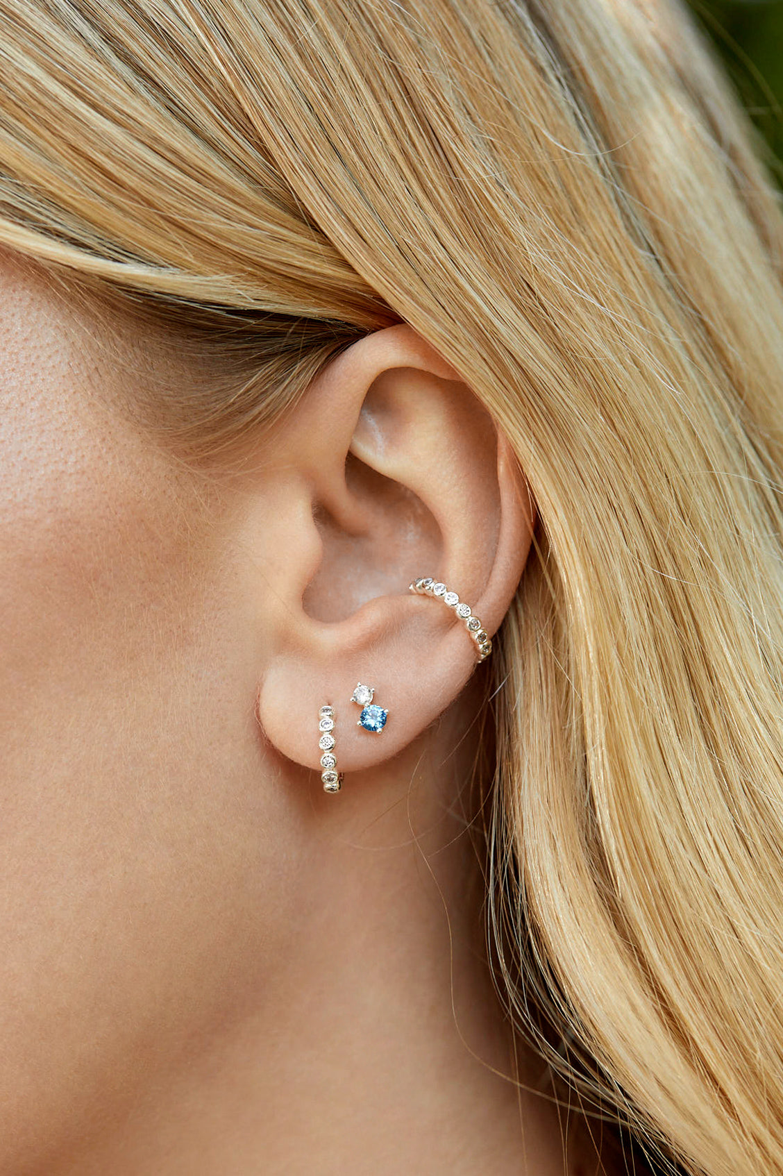Stylish Trio Earrings Set for Women - Trendy Gold, Silver & Rose Gold Hoop Earrings - Perfect for Parties, Weddings & Everyday Wear