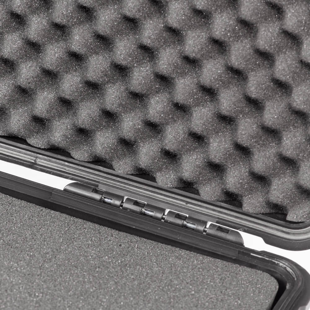 Waterproof Hard Rolling Case 515x290x200mm with Pull Handle & Foam Interior - Perfect for Travel, Storage & Equipment Protection
