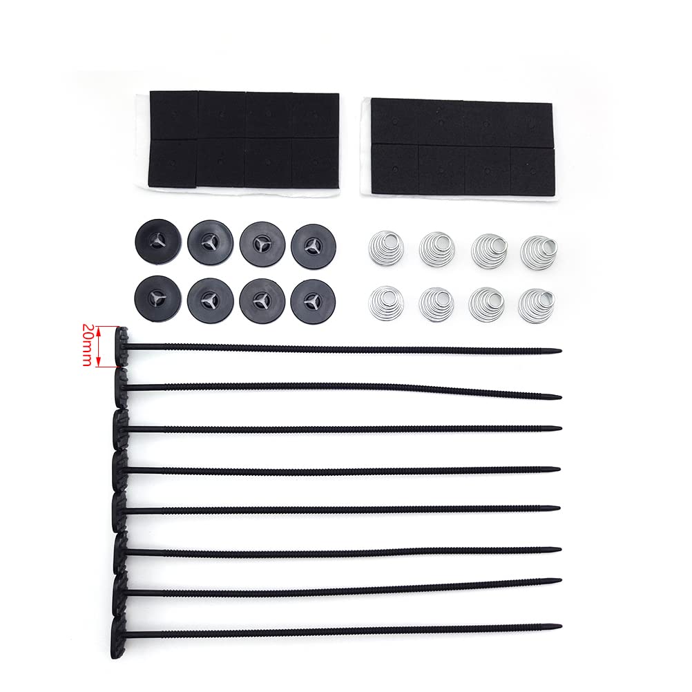 2-Pack Universal Electric Radiator Fan Mounting Kit - Fits 7