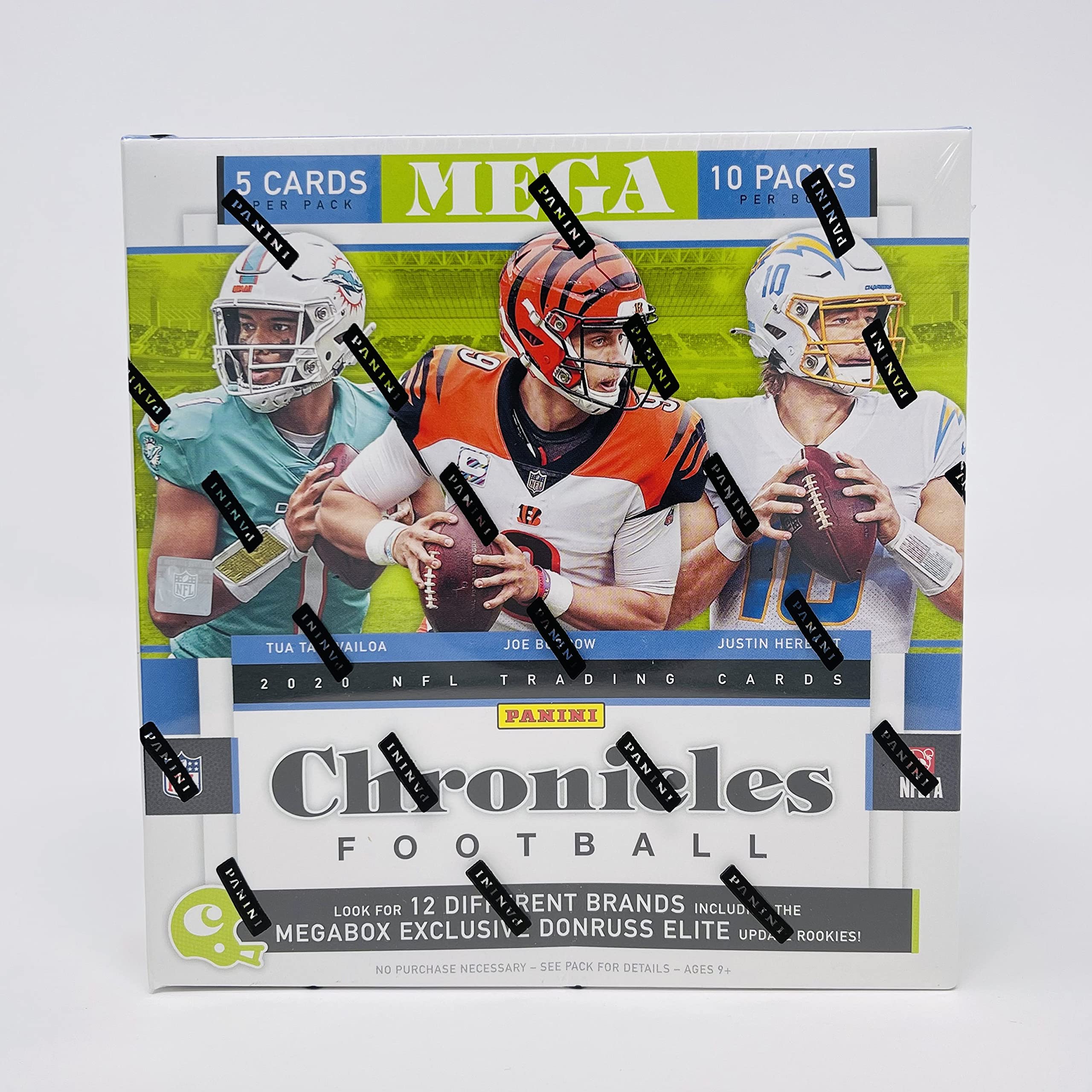 2020 Panini Chronicles Football Mega Box - Collectible Trading Cards for NFL Fans | Perfect for Sports Memorabilia Collections & Gifting
