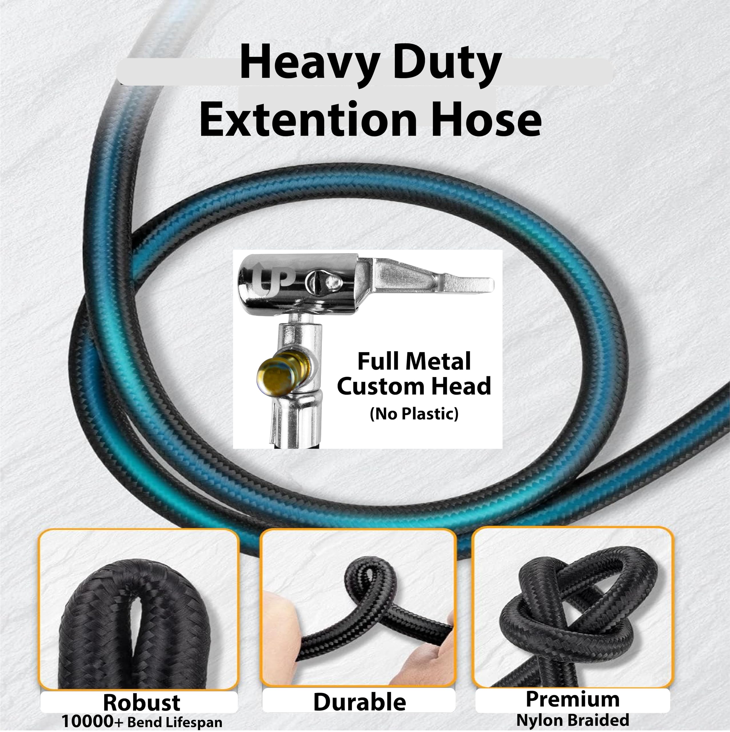 Quick Air Release Extension Hose for Tire Inflators - 30
