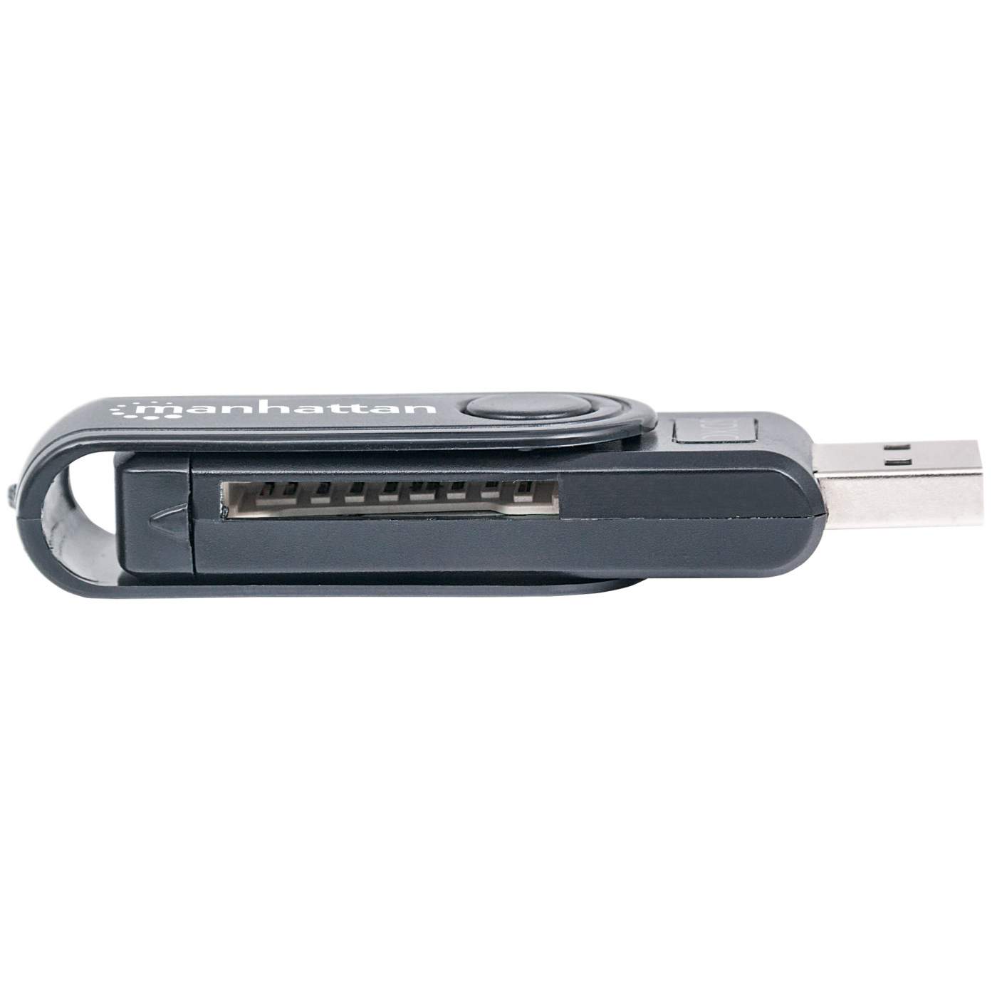 Mini Multi Card Reader/Writer - USB 3.0 Portable Memory Card Adapter for SD/TF/CF/MS - Compatible with PC, Mac, Laptop - Perfect for Photographers, Travelers & Data Transfer