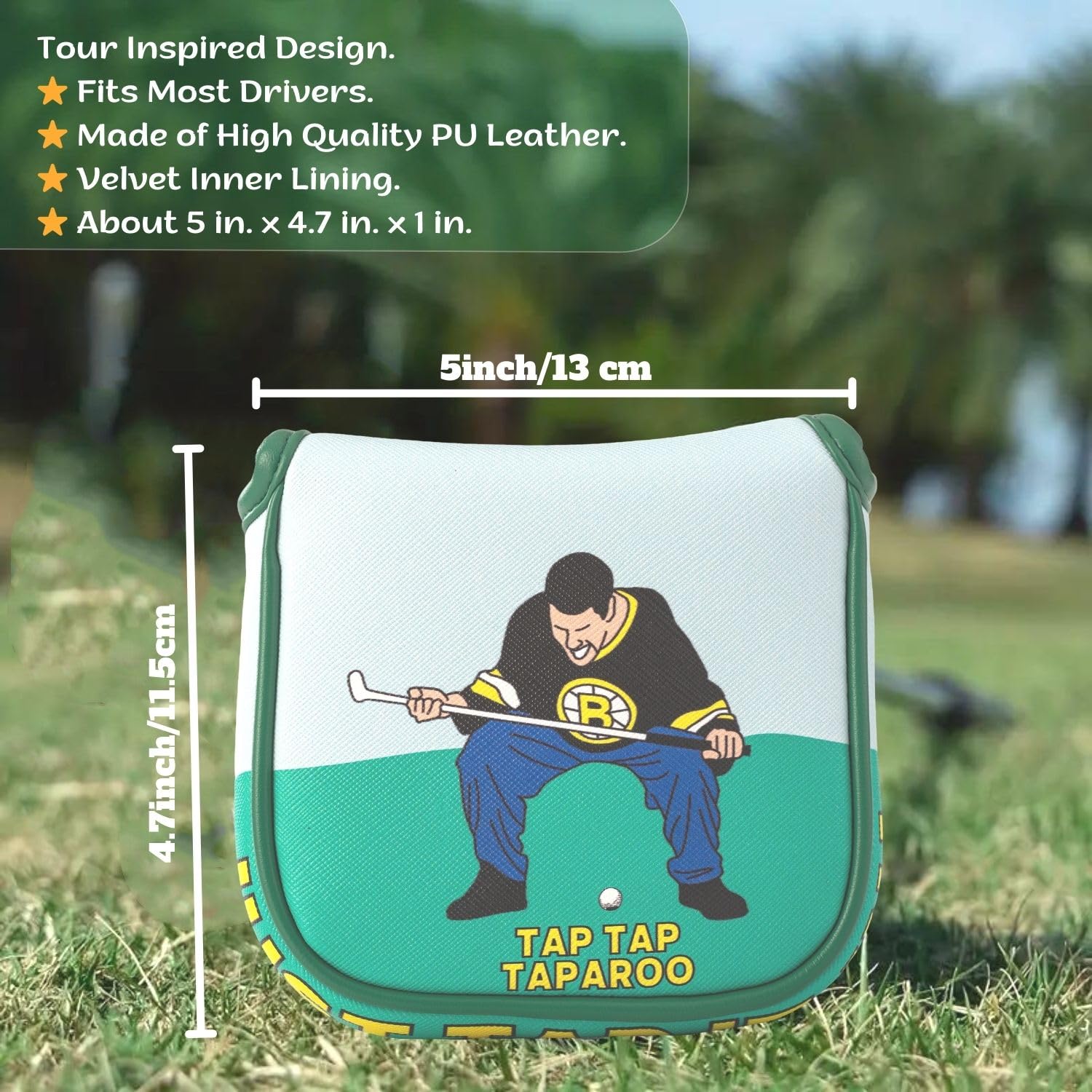Funny Golf Putter Headcover - Unique Golf Gift for Men & Women | Durable Golf Club Cover Accessories | Perfect for Courses, Driving Ranges & Gag Gifts
