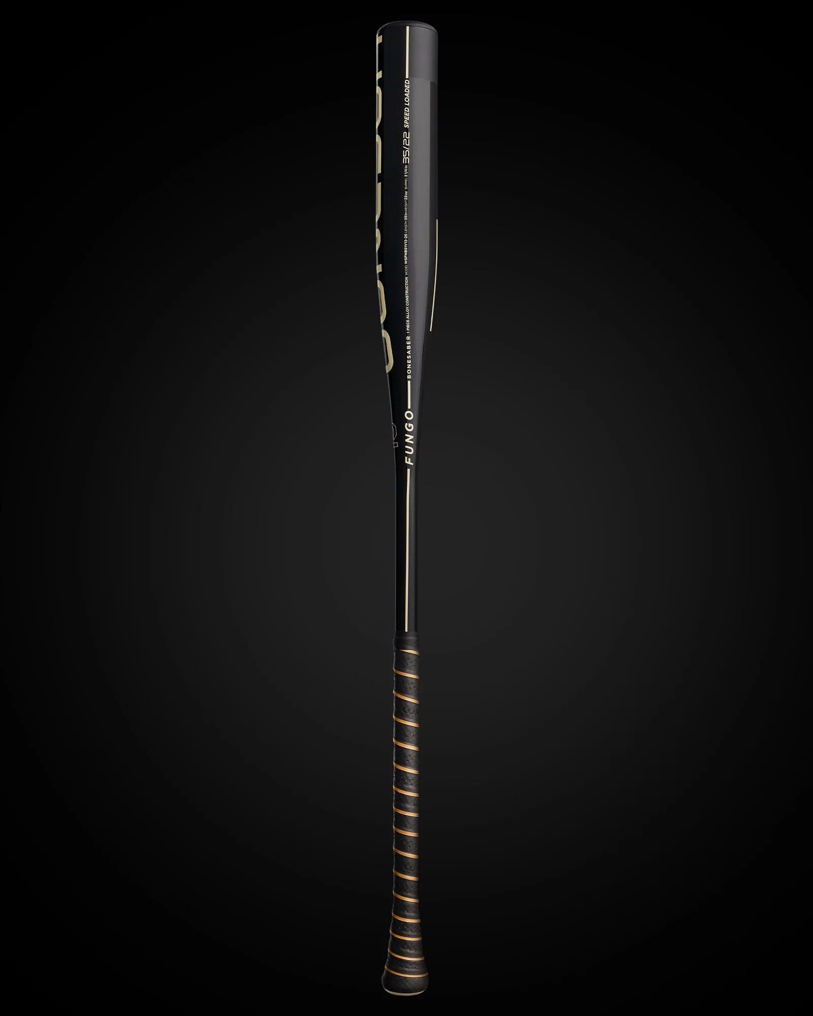Warstic Bonesaber Black Cobra Metal Fungo Bat - High Performance Baseball Training Bat for Hitting Practice, Durable Alloy Construction - Perfect for Baseball, Softball, and Training Drills