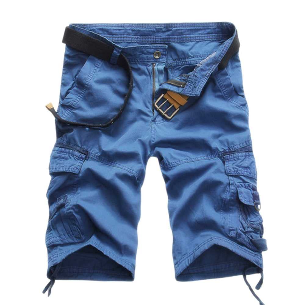 Men's Cool Camouflage Cotton Casual Shorts - Comfortable Summer Outdoor Short Pants for Hiking, Travel & Streetwear