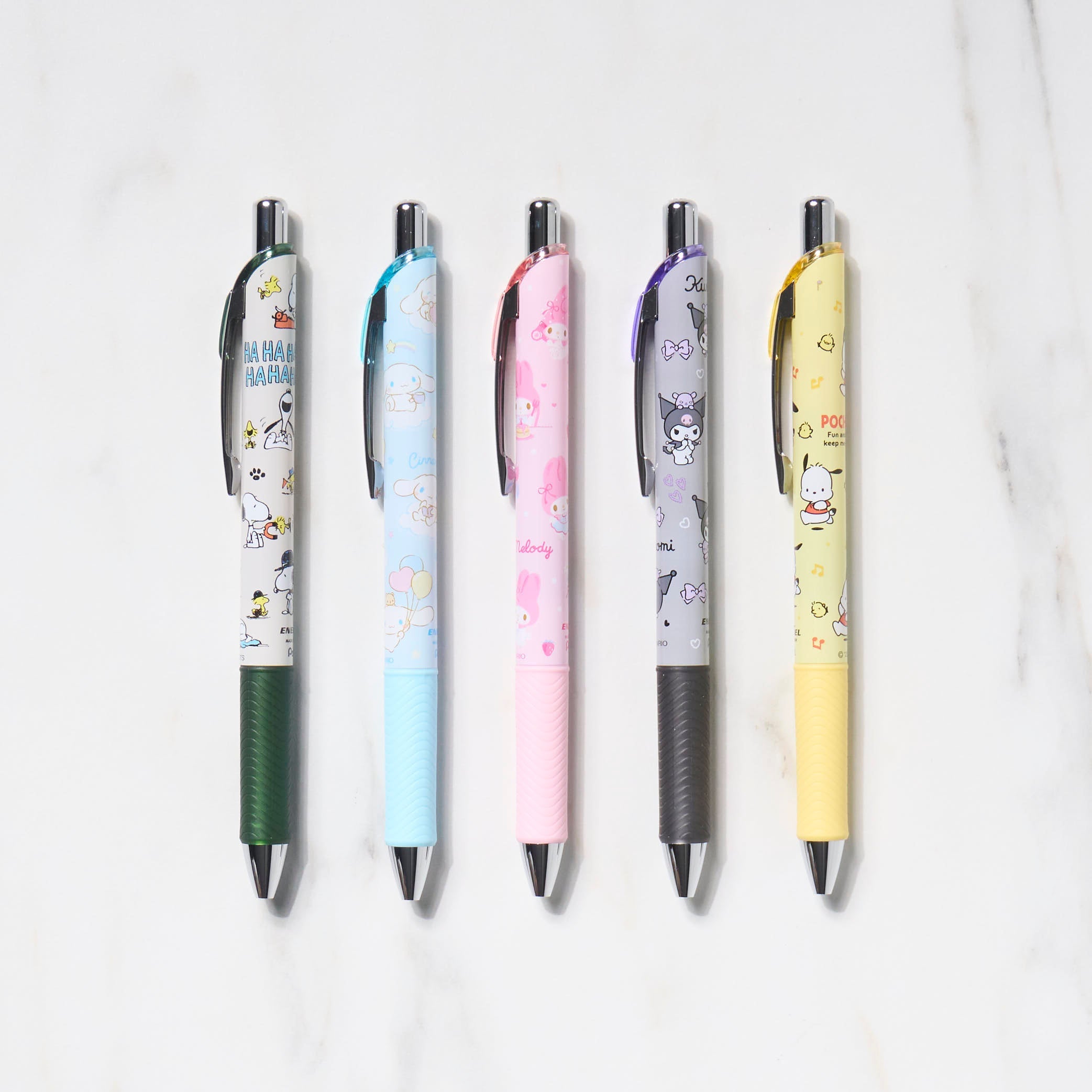 Sanrio Hello Kitty Energel Ballpoint Pen - Smooth Writing Gel Ink Pen for School, Office & Note Taking - Cute Japanese Stationery Gift for Girls & Women
