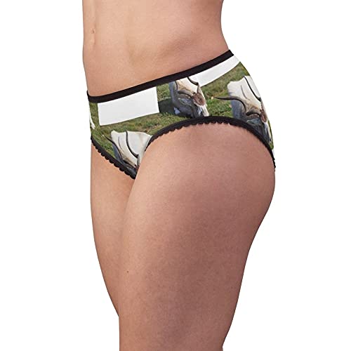 Addax Women's Cotton Briefs - Comfortable Funny Underwear for Everyday Wear | Perfect for Casual Outfits, Lounge Wear & Gifts