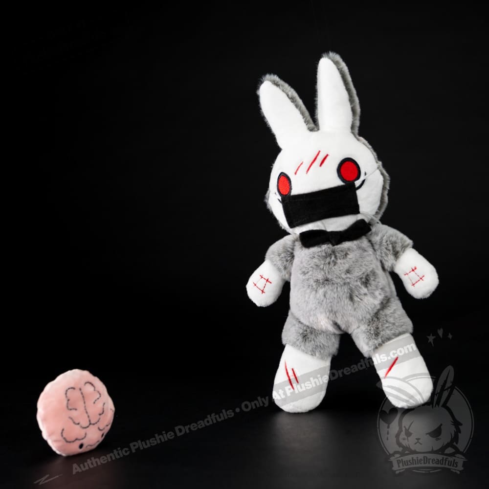 Plushie Dreadfuls OCD Rabbit - Soft Stuffed Animal Toy for Anxiety Relief, Mental Health Awareness & Comfort - Perfect for Therapy, Gifts, and Emotional Support
