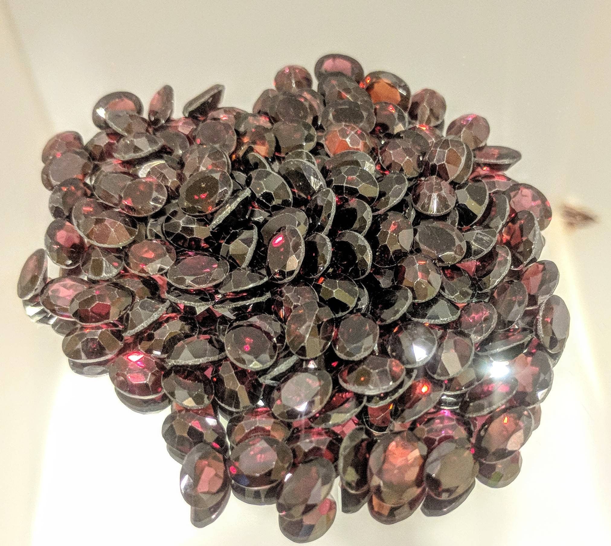 Wholesale Bulk Natural Genuine African Garnet 8x6mm & 9x7mm Oval Loose Stones - 10tcw January Birthstone for Jewelry Making, Engagement Rings & Healing Crystals