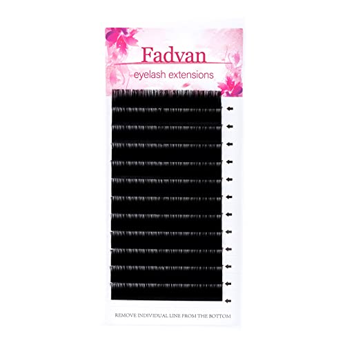 Professional Silk Eyelash Extensions 0.05C 12mm - Classic Individual Lashes for Volume & Natural Look | C Curl Design | Salon-Grade Quality | Perfect for Bridal, Party & Everyday Wear