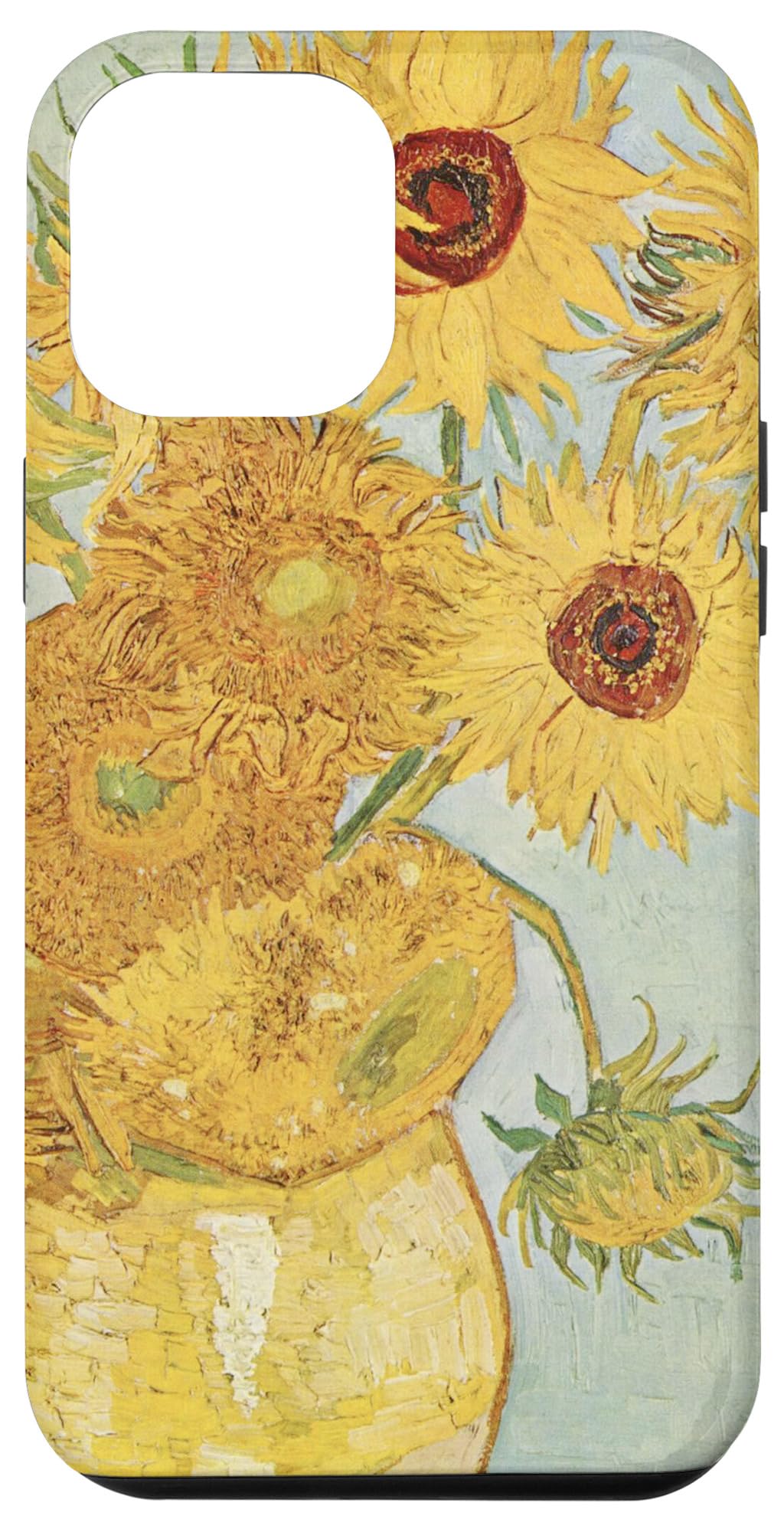 iPhone 12 Pro Max Case - Van Gogh Sunflowers Art Design - Unique Gift for Artists & Art Lovers - Perfect for Daily Use, Travel & Creative Inspiration
